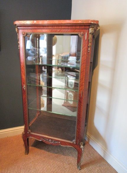 Outstanding 19th Century Kingwood Vitrine Cabinet