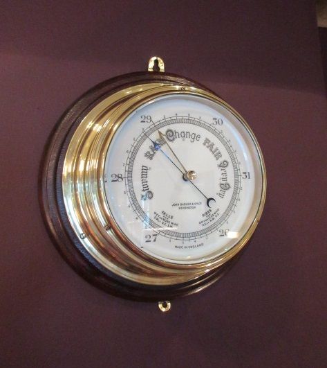 Top Quality Victorian London Bulkhead Marine Barometer
