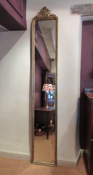 Top Quality 19th Century Gilt Floor Standing Mirror