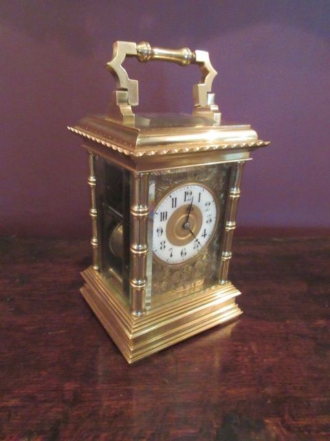 Superior 19th Century Paris Striking Carriage Clock