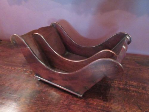 George III Period Mahogany Cheese Coaster