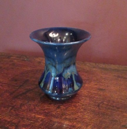 Moorcroft Moonlit Blue Flared Neck Vase