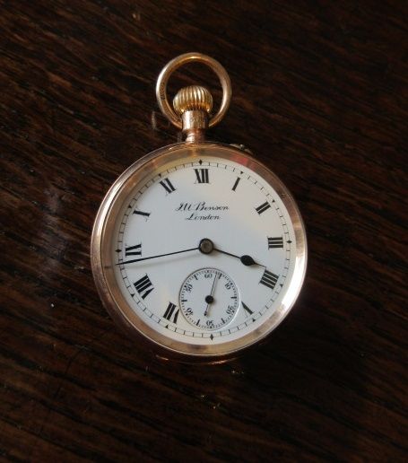 Immaculate Victorian 9 Carat Gold Benson Pocket Watch