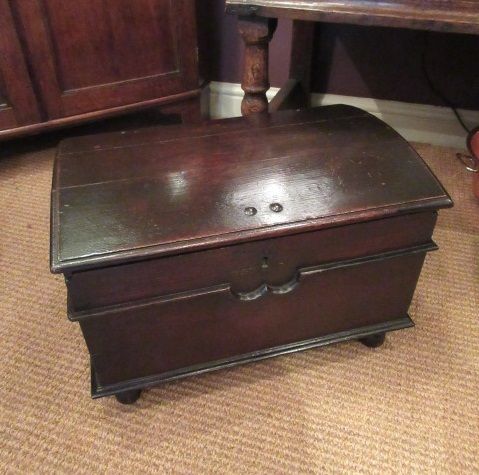 Small Early Georgian Domed Top Casket Coffer