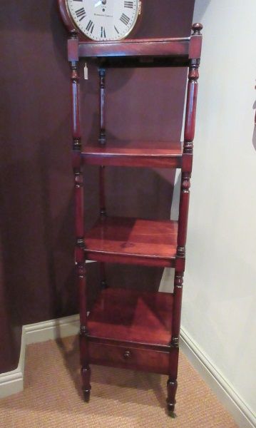 Fine William IV Period Mahogany Four Tier Whatnot