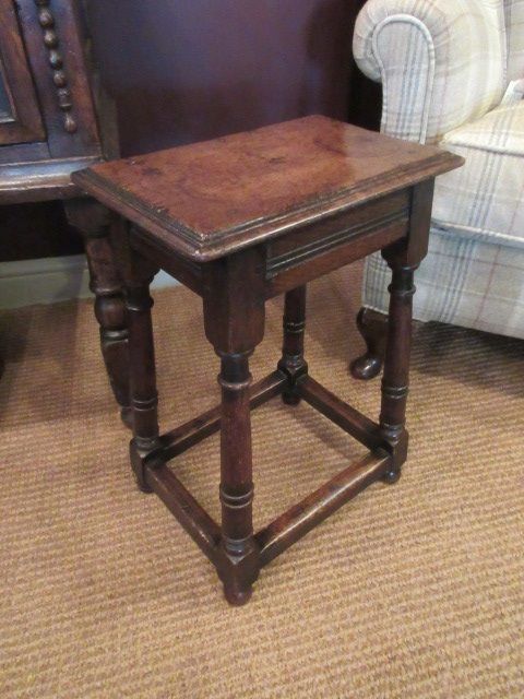 George III Period Oak Joint Stool