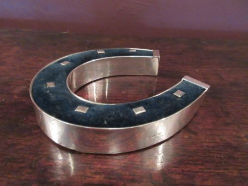 19th Century Silver Novelty Horseshoe Pin Cushion