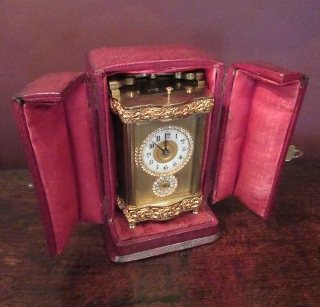 19th Century Striking & Repeating Cased Carriage Clock