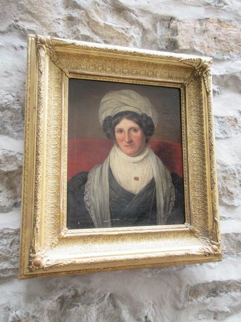 Early Victorian Oil Portrait of a Lady