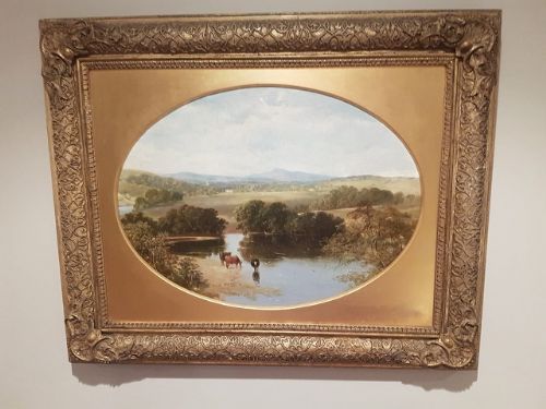 Superb Victorian Oil on Board 'Crook O'lune' Painting