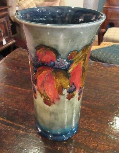 Rare Moorcroft Leaf & Blackberries Flambe Vase