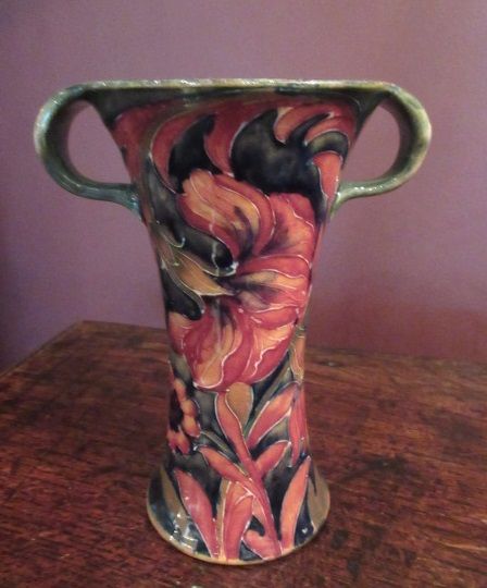 Early Moorcroft Spanish Twin Handled Vase