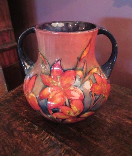 Moorcroft Freesia Flambe Twin Handled Vase