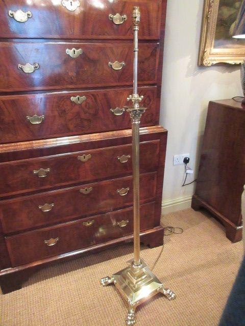 Top Quality Late Victorian Rise & Fall Standard Lamp