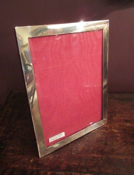 Large George V Period Silver Photo Frame