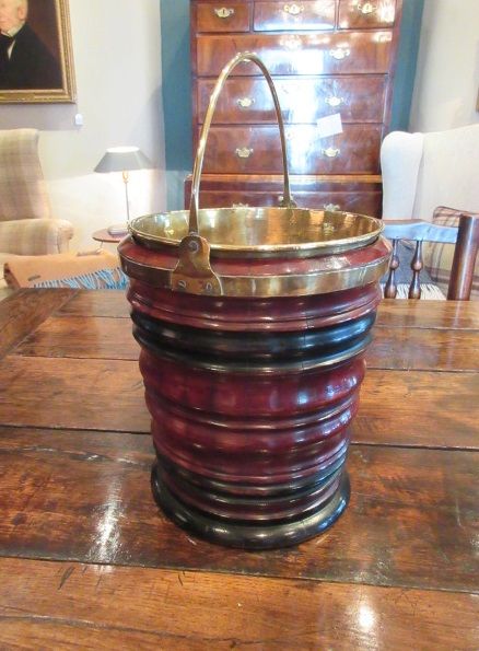 Early 19th Century Walnut & Ebony Oyster Bucket