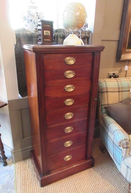 Late Victorian Mahogany Filing Cabinet