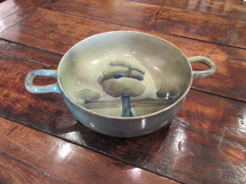 Large Moorcroft Hazeldene Twin Handled Bowl