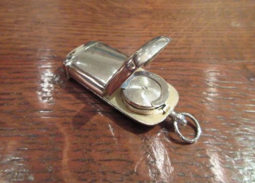 Edwardian Silver Combination Sovereign & Vesta Case