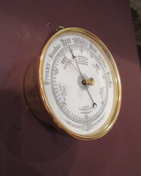 Mid Victorian Manchester Marine Barometer