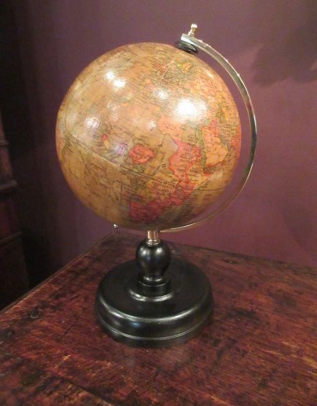 1920'S Geographia 6" Paper Mache Globe