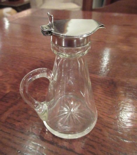 Edwardian Period Silver Whisky 'Noggin' Decanter