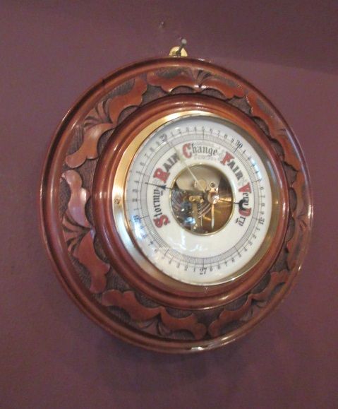 Decorative Victorian Polished Walnut Barometer