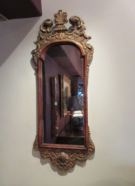 Superb Early Victorian Walnut & Timber Gilt Mirror