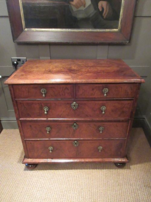 Fine George I Period Walnut Inlaid Chest