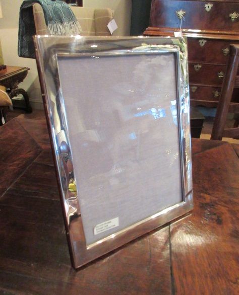 Large George V Period Silver Photo Frame