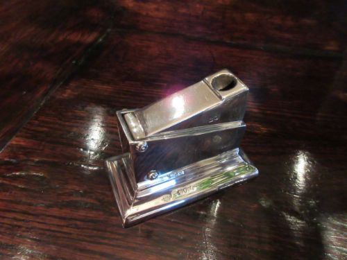 George V Period Solid Silver Table Cigar Cutter