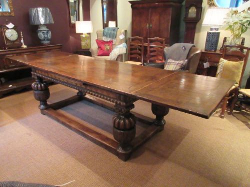 Superb William & Mary Style Refectory Table