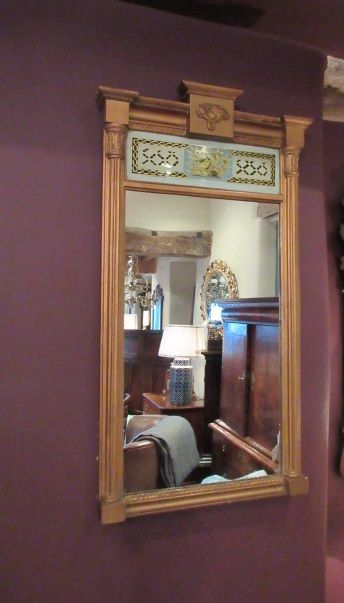Regency Period Plaster Gilt Wall Mirror