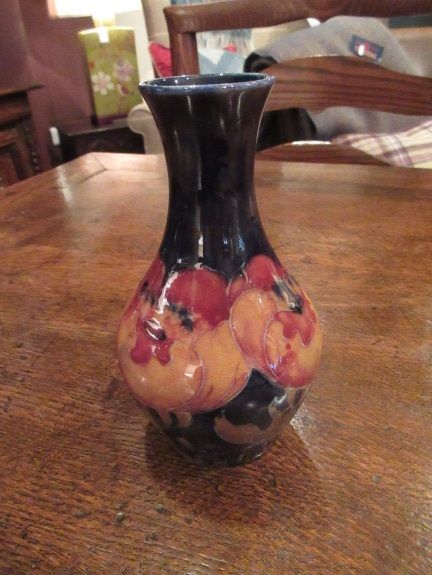 Early Moorcroft Big Poppy Shaped Vase