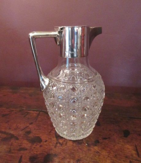 High Quality George V Period Silver Claret Jug