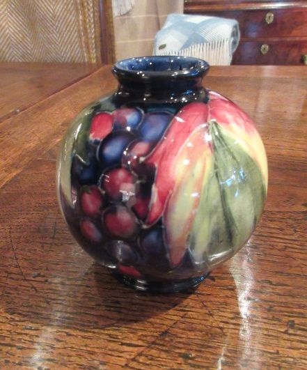 Moorcroft Leaf & Berries Globular Vase