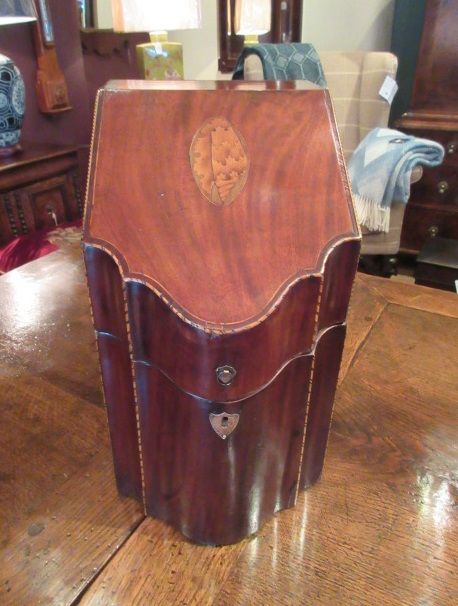 Superb George III Period Inlaid Knife Box
