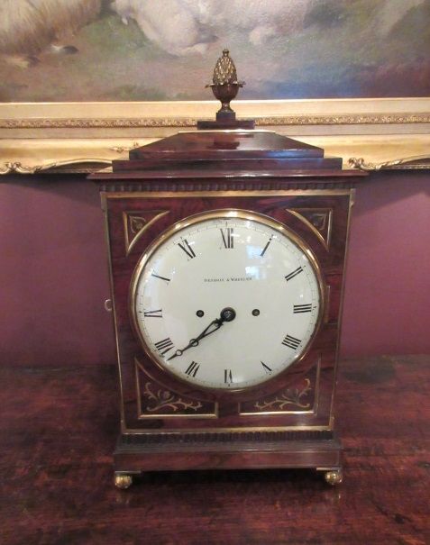 Fine George III Period Rosewood Fusee London Bracket Clock