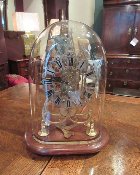 Top Quality Victorian Fusee London Skeleton Clock