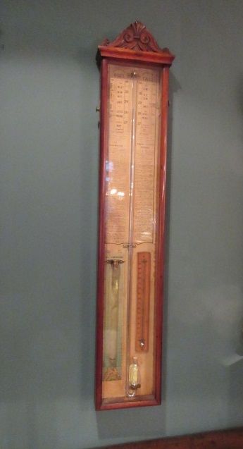 Late 19th Century Walnut Admiral Fitzroy Barometer