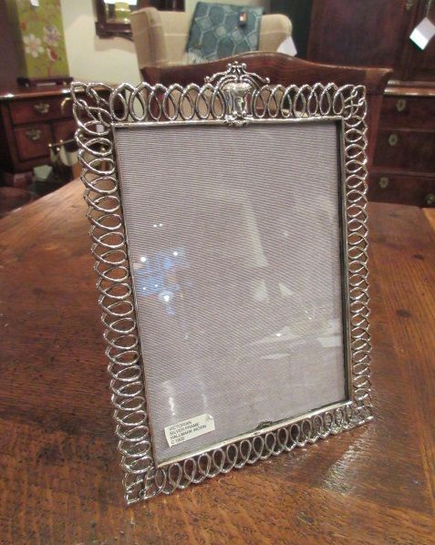 Large Late Victorian Solid Silver Photo Frame