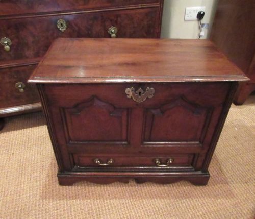 Superb George II Period Oak Coffer Bach