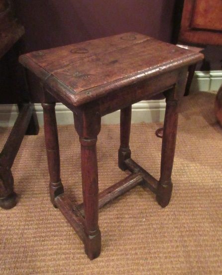 George II Period Oak Joint Stool
