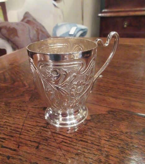 Art Nouveau Period Silver Child's Cup