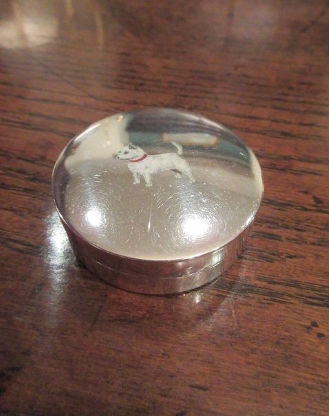 George V Period Silver Enamel Compact
