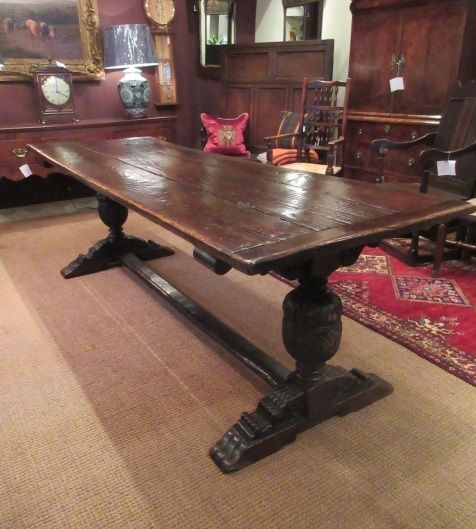 Superb George I Period Oak Refectory Table