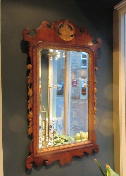 Superb George III Walnut & Gilt Gesso Mirror