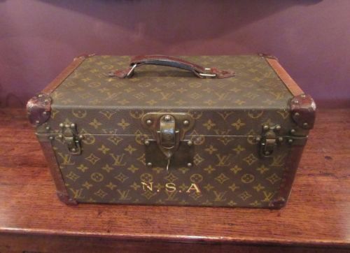 1930'S Louis Vuitton Leather Vanity Case