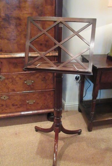Regency Period Antique Rise & Fall Music Stand