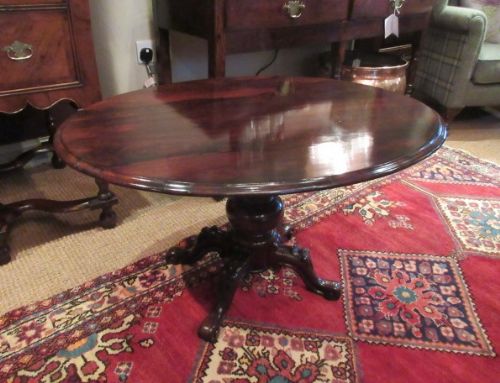 Fine William IV Period Antique Rosewood Low Table